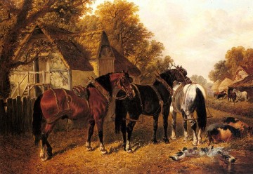  pferd - Eine englische Homestead John Frederick Herring Jr Pferd